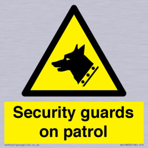 Security guards on patrol